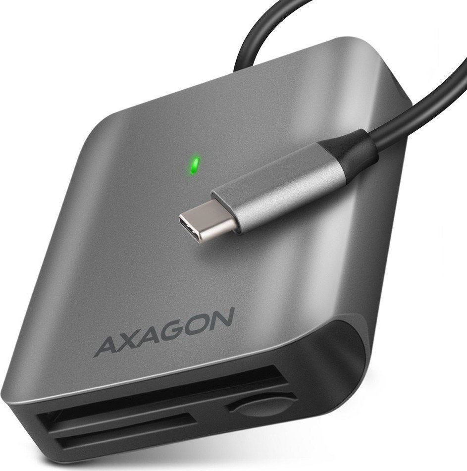 Lexues kartelash Axagon SUPERSPEED CRE-S3C, USB-C 3.2 Gen 1, alumini, gri