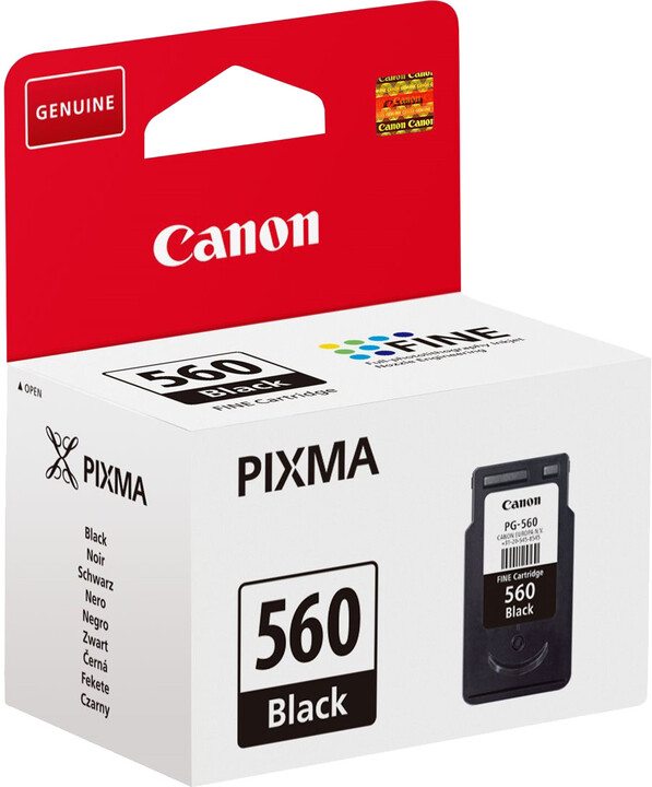 Ngjyrë për printer Canon PG-560, e zezë