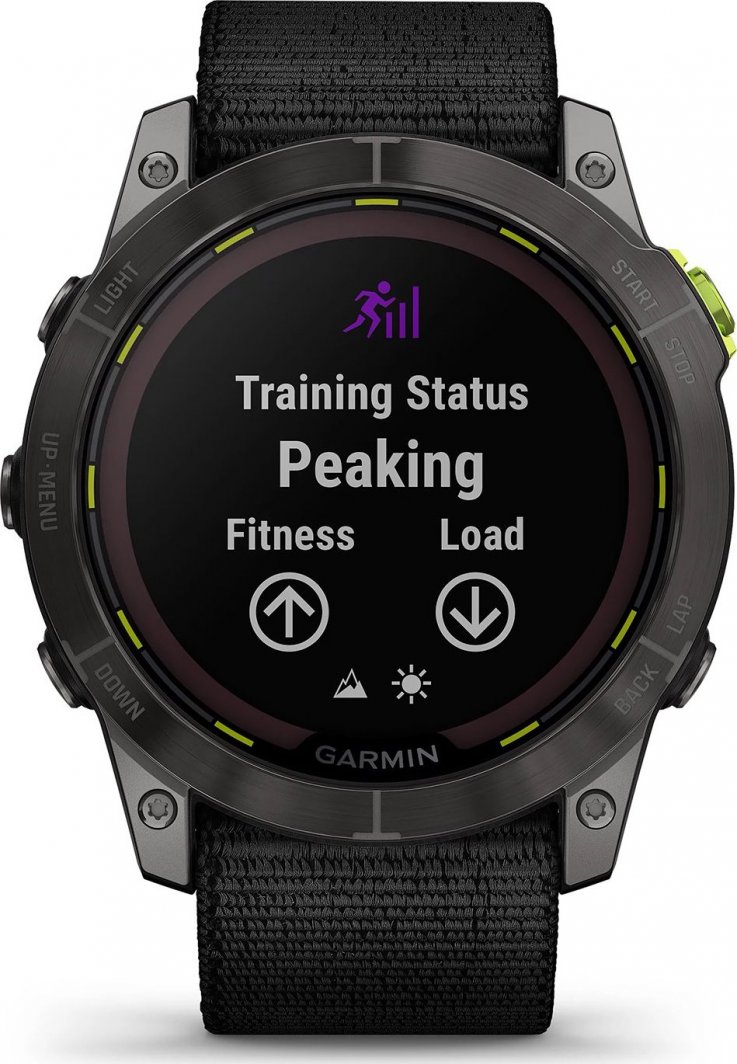 Orë Smart Garmin Enduro 2, e zezë