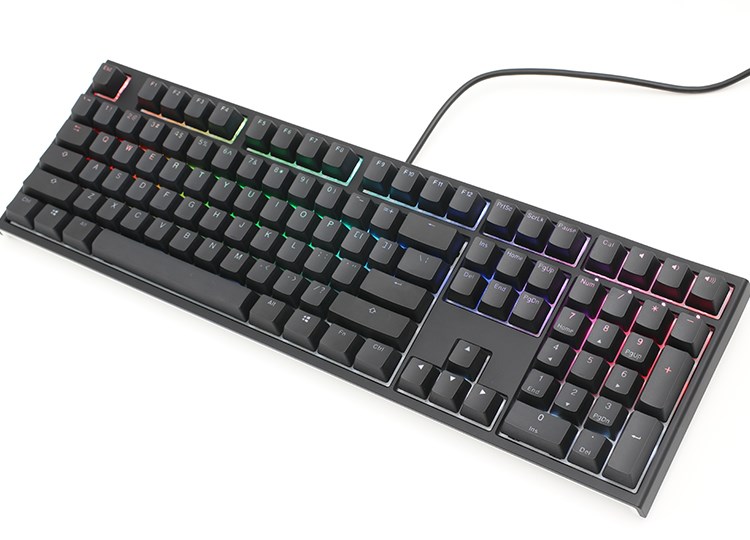 Tastierë për lojëra Ducky One 2, Cherry MX Brown, RGB LED, e zezë