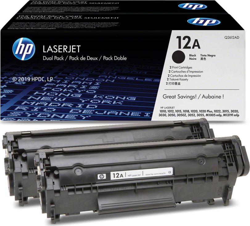 Toner HP Q2612AD, 2000 faqe, i zi