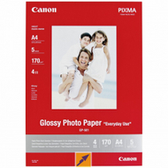 Letër për printim Canon GP-501, 10x15, 5 fleta, 210g