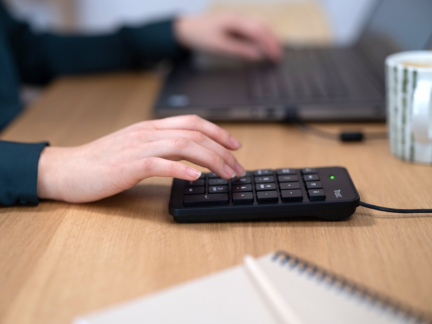 Tastierë numerike Trust USB Xalas, e zezë