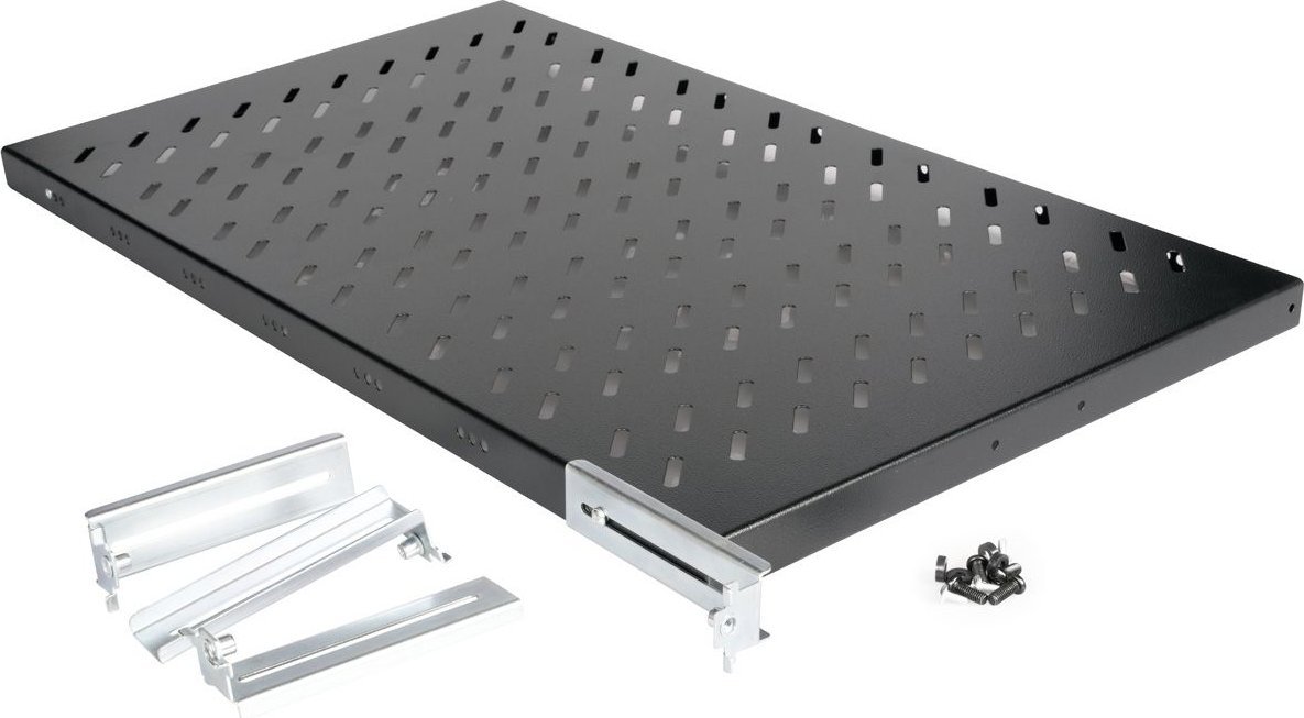 Полица за кабинет ROLINE 1U, 48.26cm, 50kg, црна