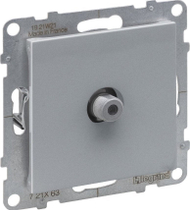 Prizë televizive Legrand SUNO 721363, type F, 1.5 dB, alumini