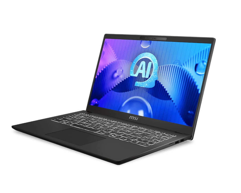 Laptop MSI Modern 15 H AI C1MG-063XCZ, 15.6", Intel Core Ultra 5 125H, 16GB RAM, 1TB SSD, i hirtë