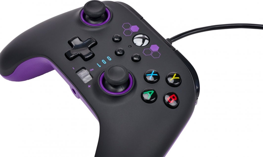 Kontroller PowerA Xbox Enhanced Purple Hex, me kabllo, i zi