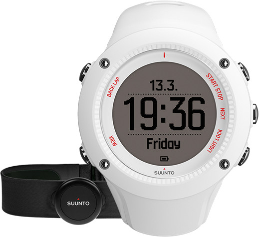 Matës aktiviteti Suunto Ambit3 Run HR, i bardhë
