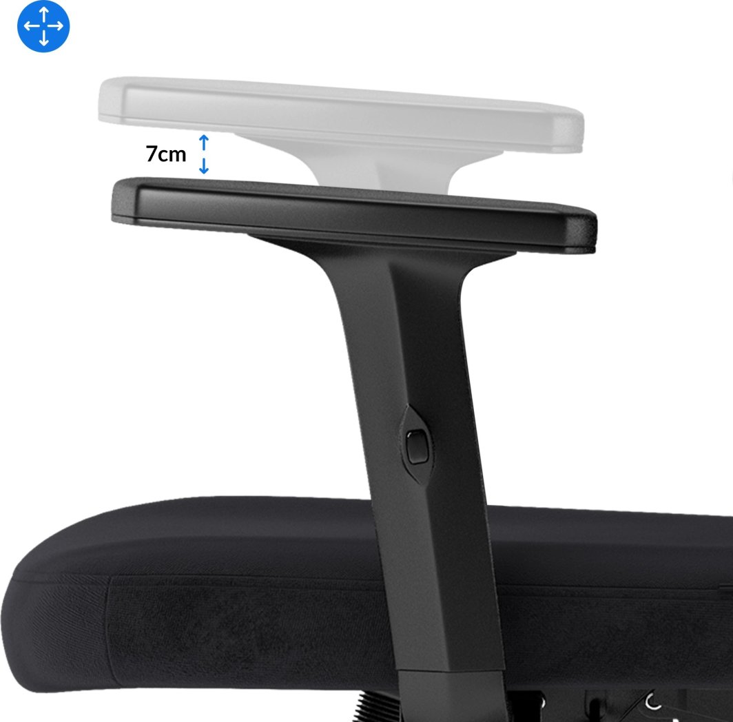 Канцелариско столче SENSE7 Veno, црно