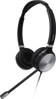 Kufje me mikrofon Yealink UH36, të zeza