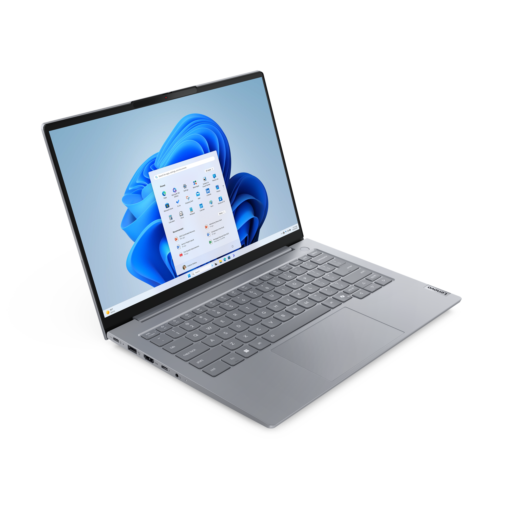 Laptop Lenovo ThinkBook 14 G8 IAL, 14", biznes, gri 2