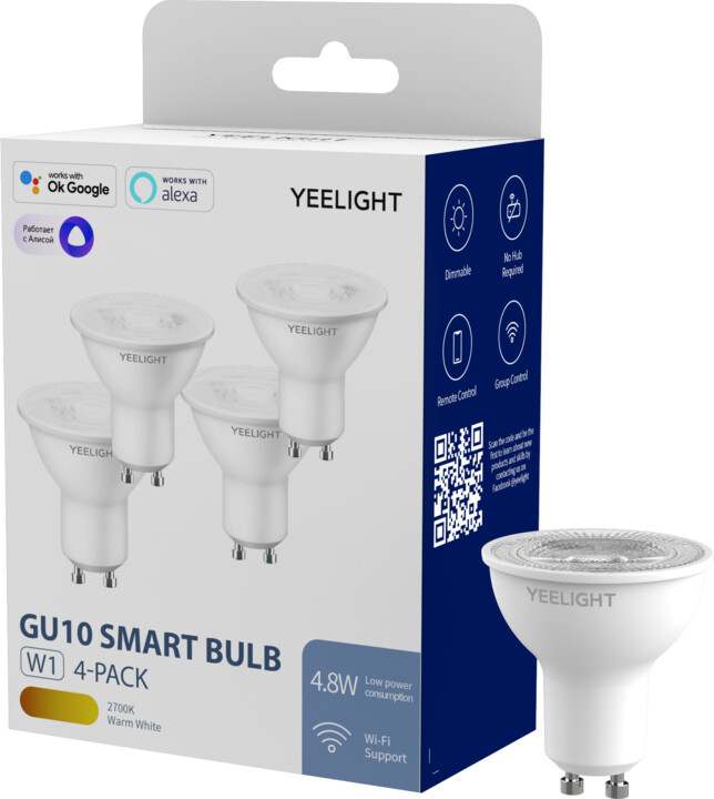 Poç Xiaomi Yeelight GU10 Smart W1 (Dimmable) 4 copë