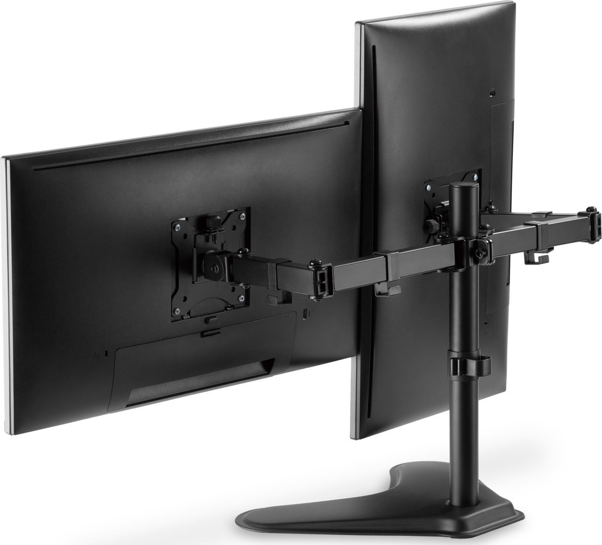 Mbajtëse tavoline për monitor Digitus DA-90401, për 2 monitorë 15"-32", 8 kg, e zezë