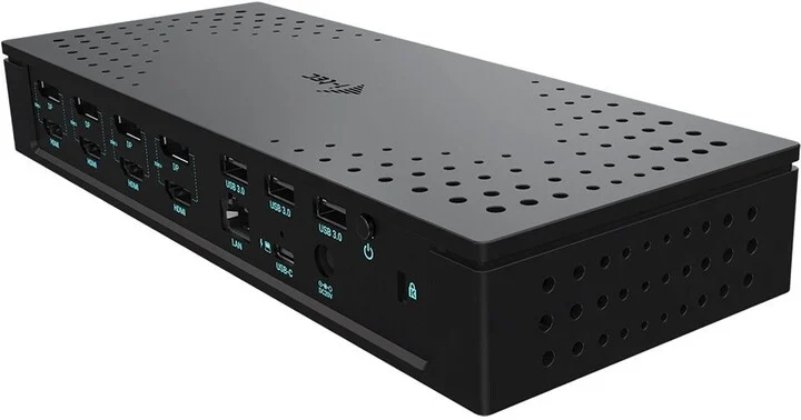 Docking station i-tec USB 3.0 / USB-C / Thunderbolt Quattro 4K Display, 4x DP, 4x HDMI, 3x USB 3.0, LAN, PD 100W