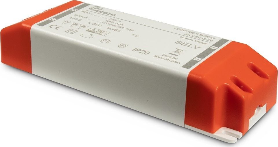 Furnizues energjie LED Inter-Tech Argus LED12-75, 75W, 6250mA, gri