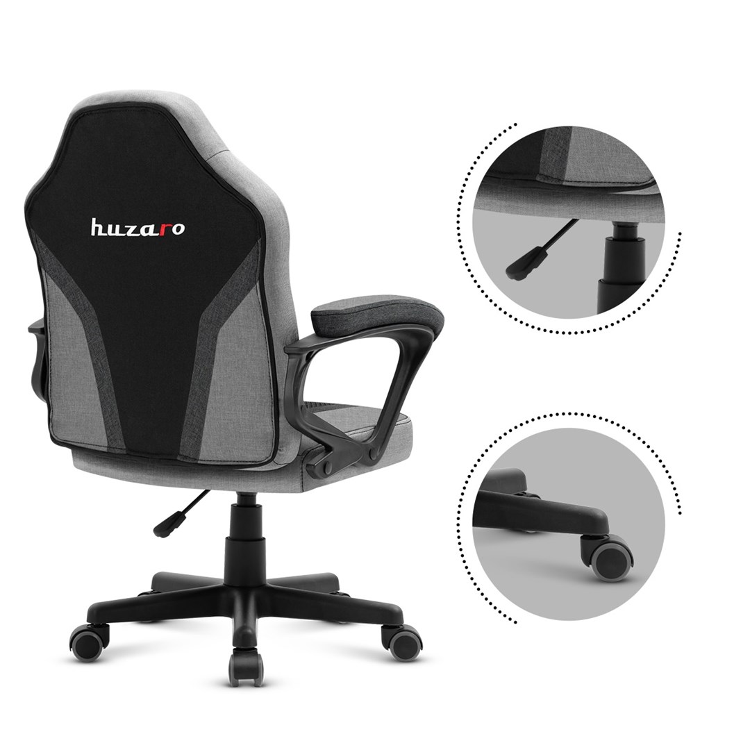 Karrige lojërash për fëmijë Huzaro Ranger 1.0, Mesh, e hirtë 2