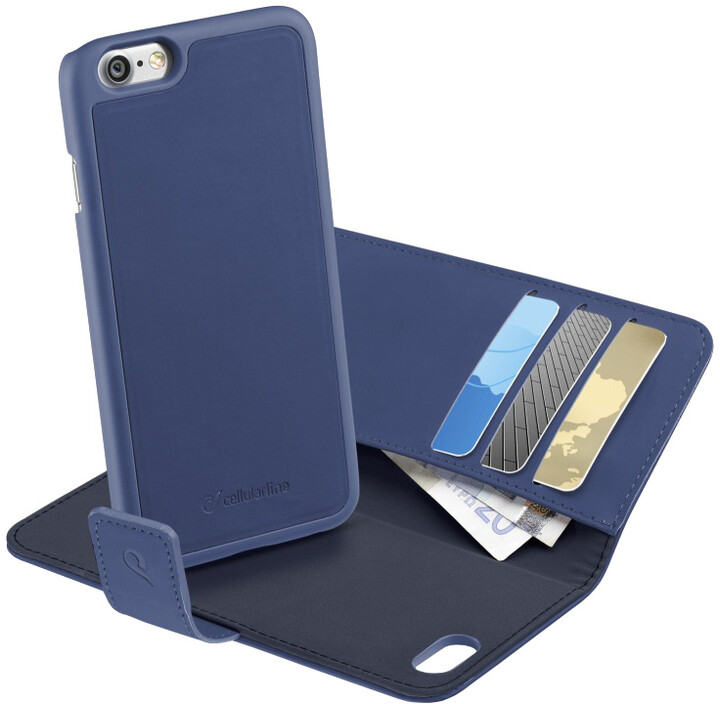 Këllëf CellularLine COMBO 2në1 për iPhone 7, i kaltër 