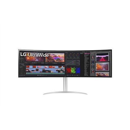 Monitor i lakuar LG 49WQ95C-W, 49", DWQHD, LED, i bardhë