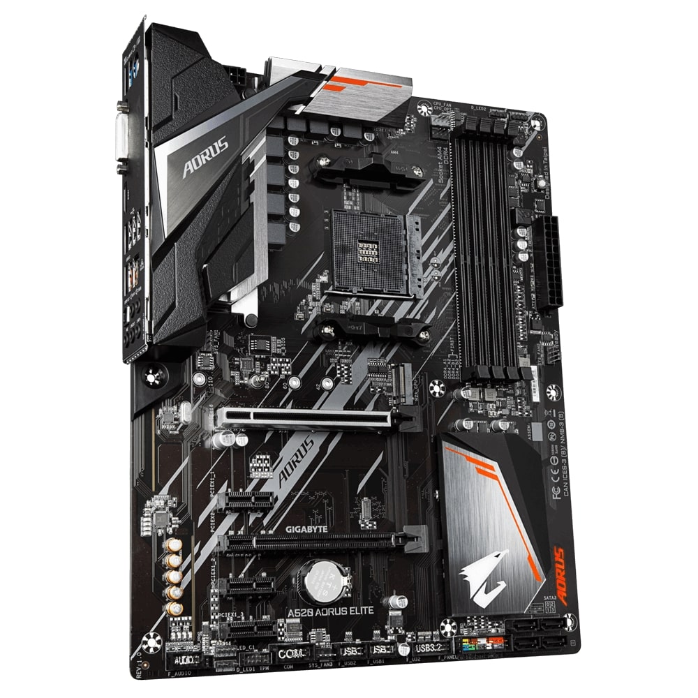 Pllakë amë Gigabyte A520 AORUS ELITE, ATX, AM4, DDR4, e zezë