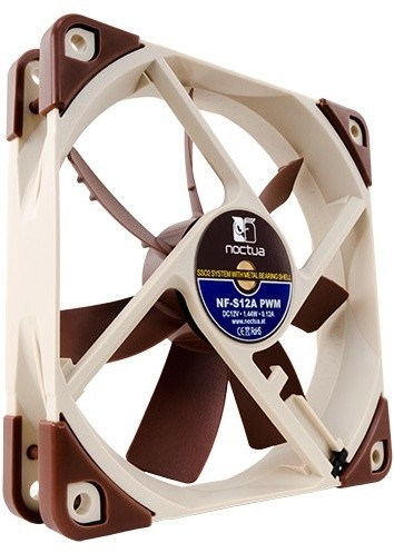 Ftohës Noctua NF-S12A PWM, 120mm, i kaftë - bardhë