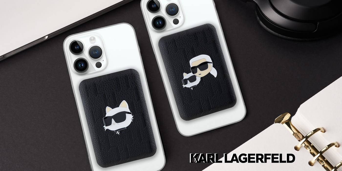 Power bank induktiv Karl Lagerfeld KLPB5FPGKSKIHK, 5000mAh, 15W MagSafe, i zi
