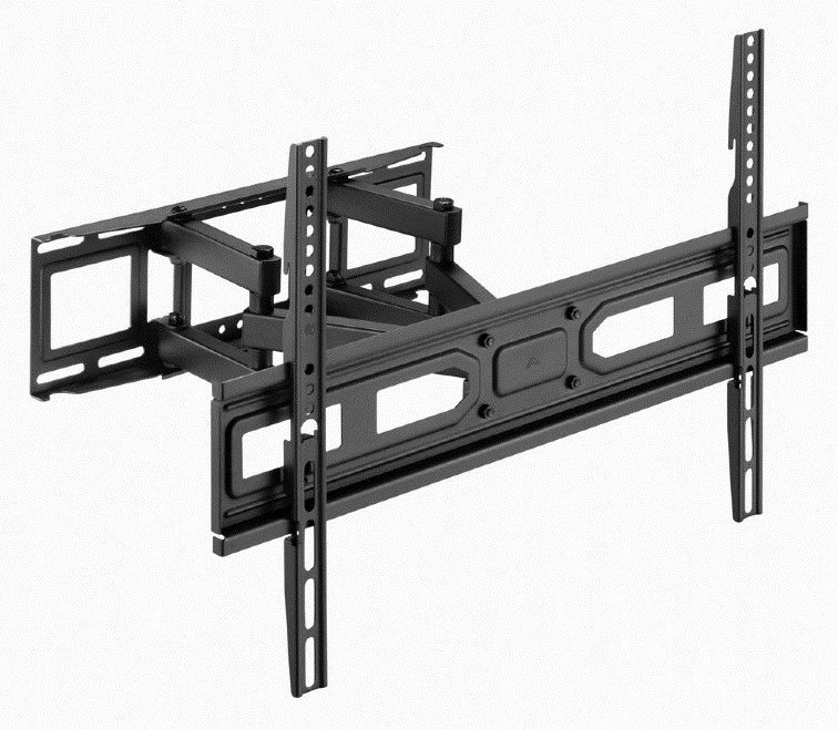 Mbajtëse muri për TV Gembird WM-80ST-03, 37"-80", rrotullim dhe anim, e zezë