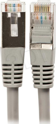 Мрежен кабел Alantec Patch cord KKF5SZA3.0, F/UTP Cat 5e, 3m, сив