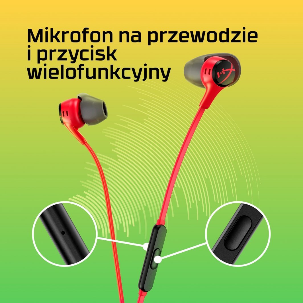 [OUTLET] Dëgjuese HyperX Cloud Earbuds II, të kuqe