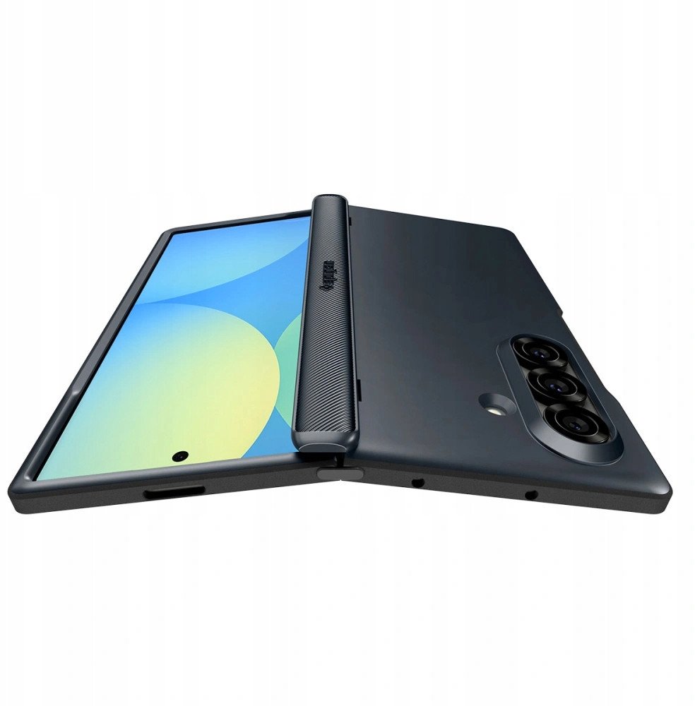 Mbështjellës telefoni Spigen Galaxy Z Fold 7 Slim Armor Pro MagFit, me magnet, mbrojtje hinge, gri Metal Slate