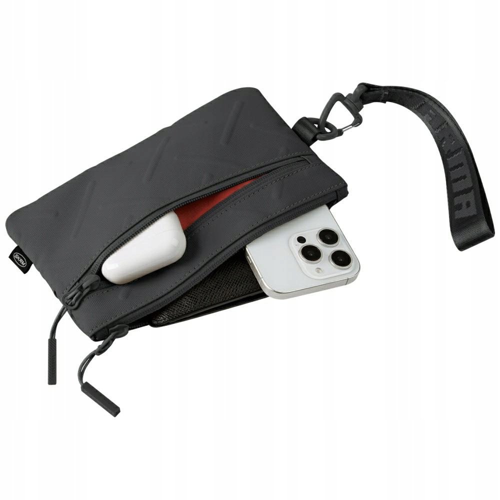 Çantë dorë Skinarma Juno, madhësi e vogël, ngjyrë charcoal