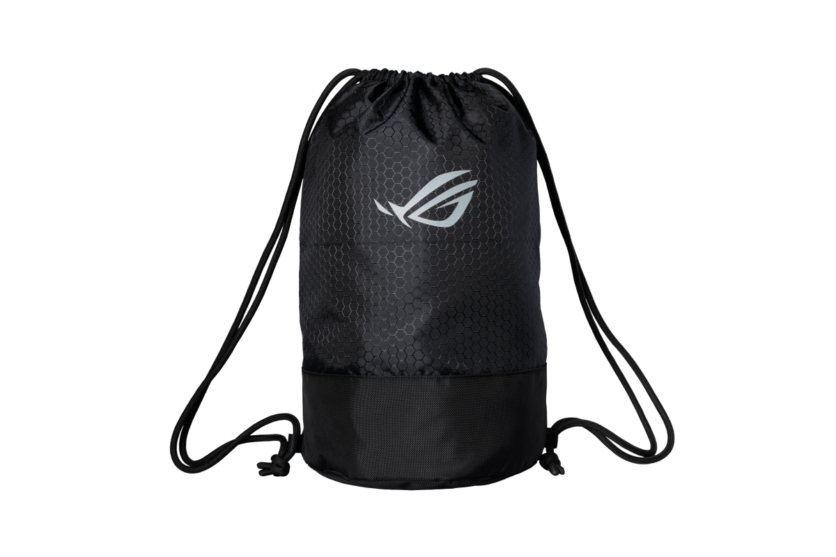 Çantë shpine Asus ROG Os101 Sackpack, poliestër rezistent, kundër ujit, e zezë