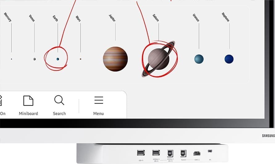 Smart Board Samsung Flip Pro WM65B. 65", UHD