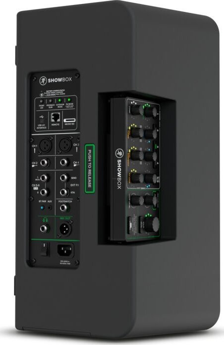 Sistem PA portativ Mackie ShowBox, 400W, me bateri, i zi