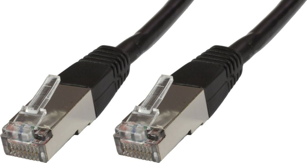 Kabllo rrjeti MicroConnect, RJ-45/RJ-45, Cat.6, S/FTP, 7m, e zezë