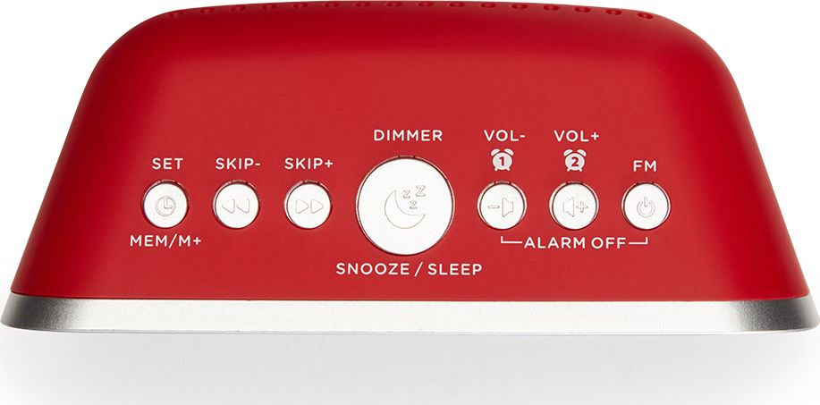 Radio ora Aiwa CRU-19RD, ekran LED 0.6", radio FM, e kuqe