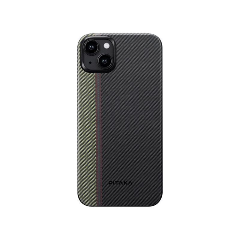 Mbrojtëse PITAKA për iPhone 15, ouverture, e zezë