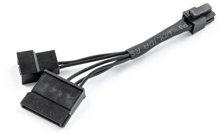 Adapter pompë uji Watercool Pump Adapter MOLEX, për furnizim me energji, i zi