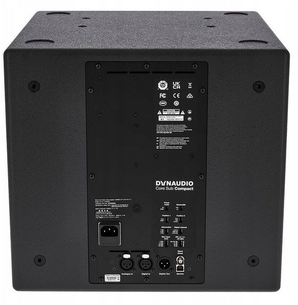 Subwoofer studio Dynaudio Core Sub Compact, 300W, kompakt, i zi