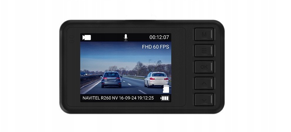 Kamerë veture Navitel R260 NV, Full HD 60fps, microSD deri 256GB, e zezë