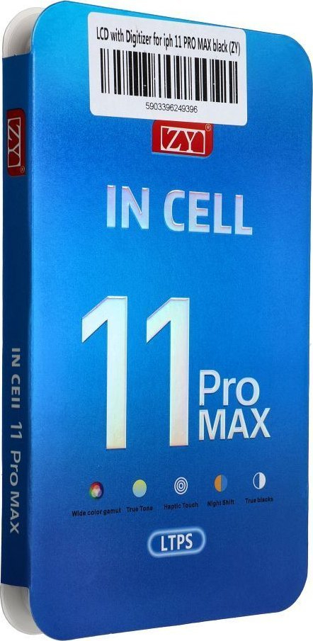Display për iPhone 11 Pro Max ZY LTPS, ekran me touch, i zi