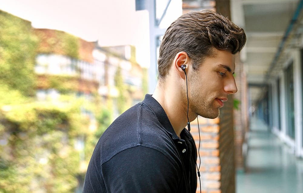 Kufje në vesh 1MORE Piston Fit, Type C, me mikrofon, blu