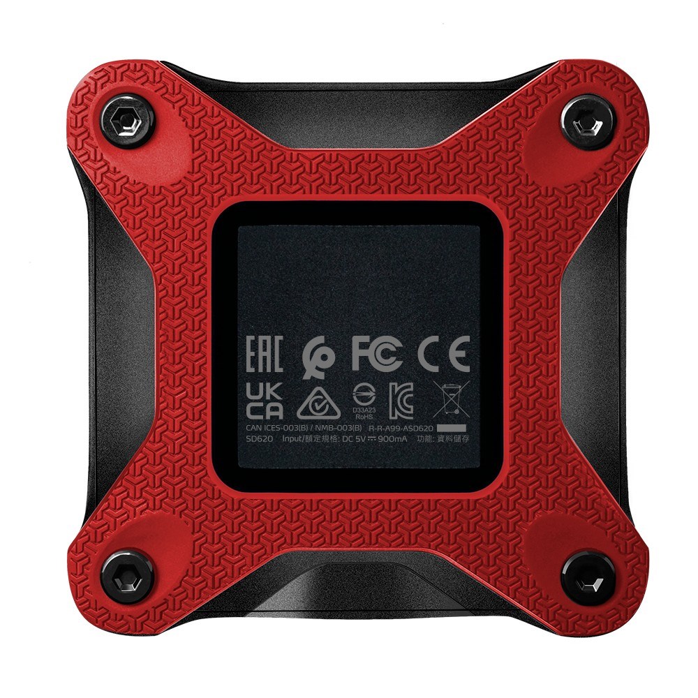 Disk SSD i jashtëm ADATA SD620, 2TB, USB 3.2, i kuq