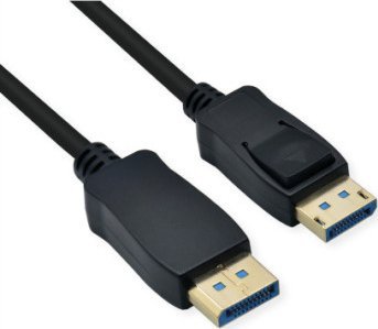 Кабел DisplayPort ROLINE V2.0, 2m, DP ST-ST, црн