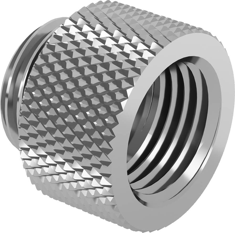 Adapter zgjatues Barrow 10mm, G1/4 mashkull në femër, argjendtë