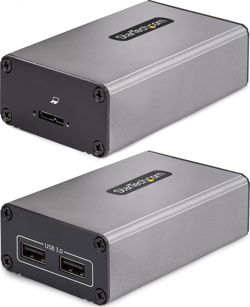 Zgjerues USB 3.0 StarTech.com, 2 porta, deri 350m mbi fibër optike OM3, LC në LC
