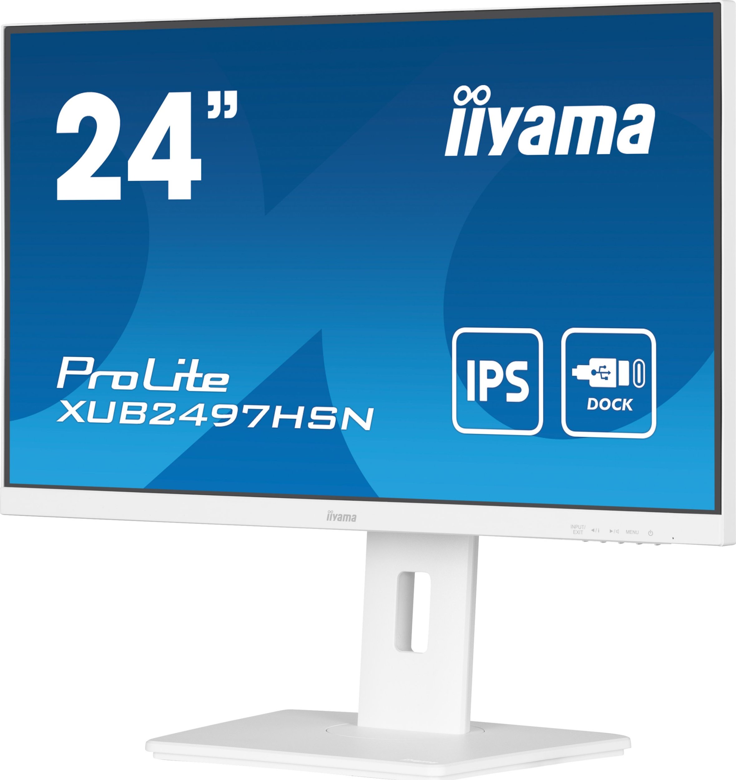 Монитор Iiyama ProLite XUB2497HSN W2, 23.8\", Full HD IPS, бел