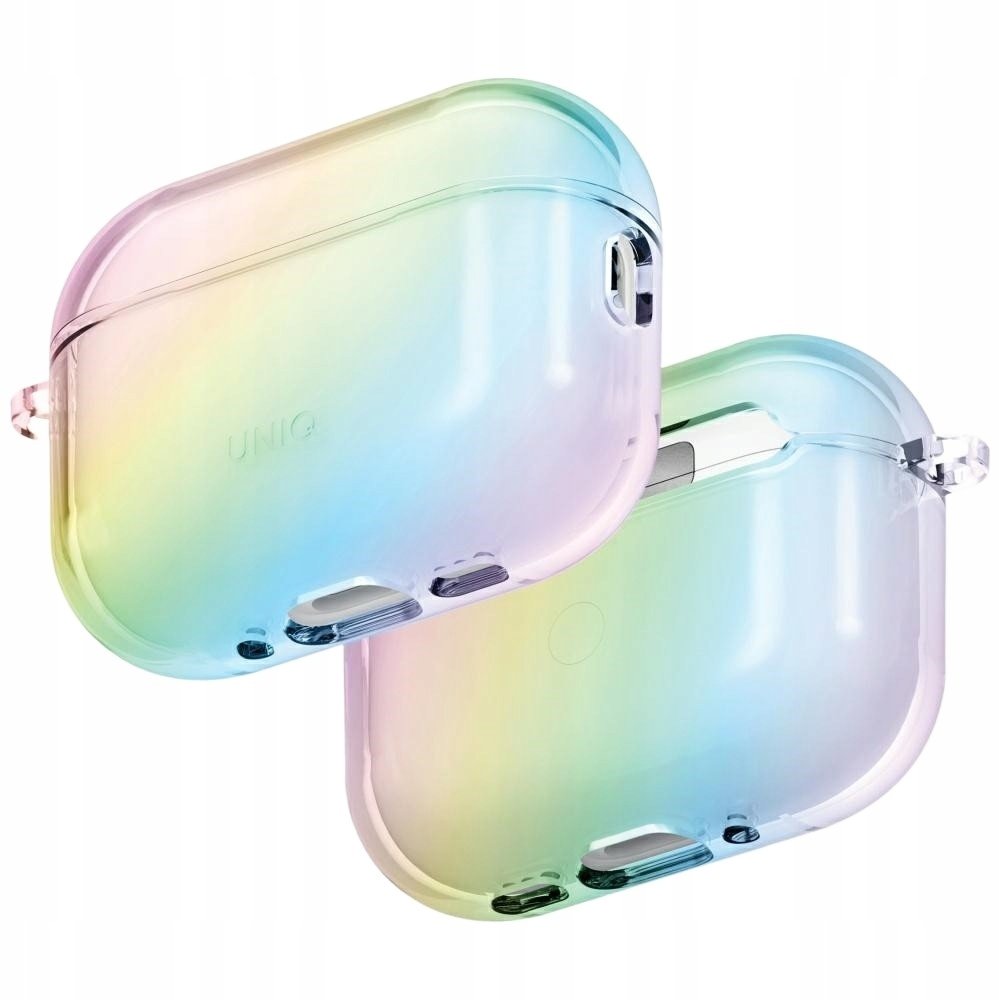 Mbulesë UNIQ IRIDESCIA për AirPods Pro 3, efekt iridescent, Holo Quartz