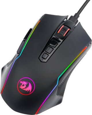 Maus gaming Redragon Ranger Lite RGB, 9 butona, pa tel, i zi