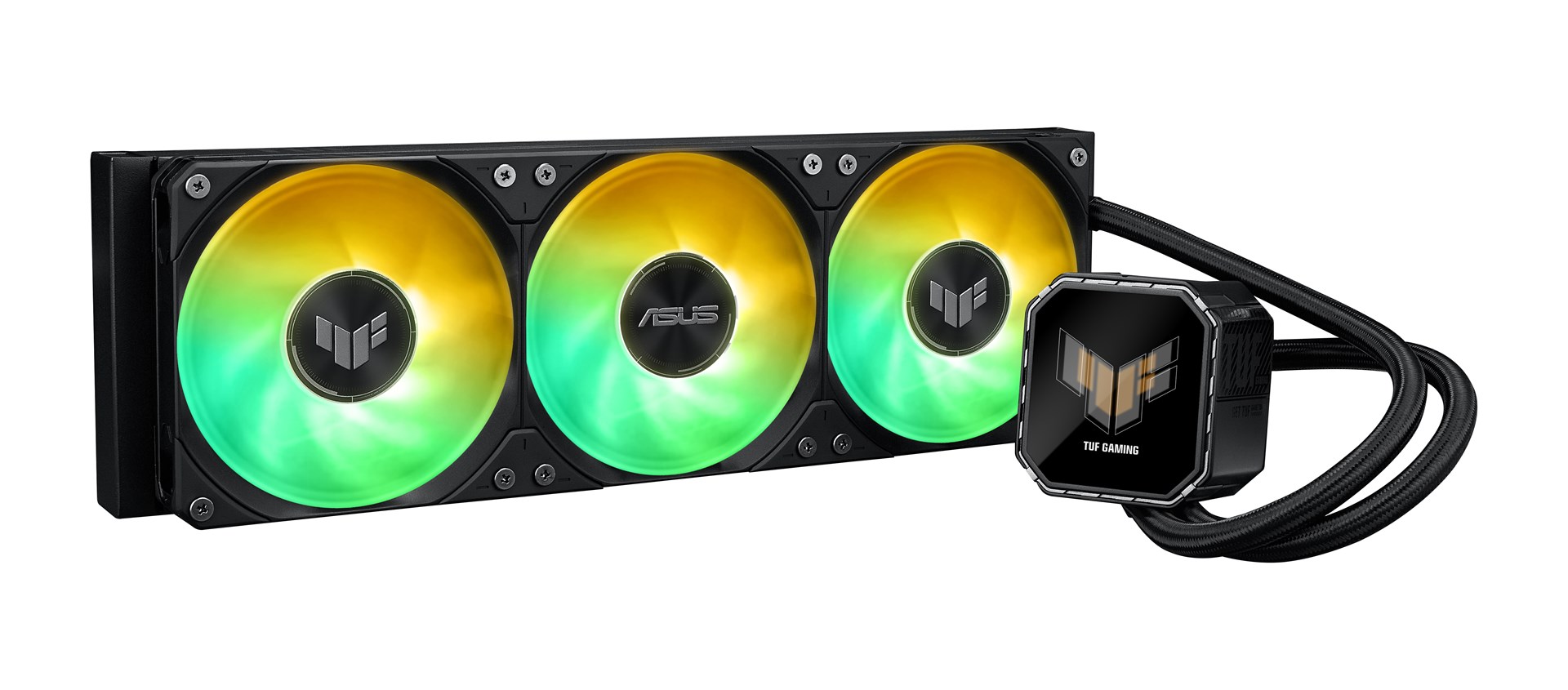 ASUS TUF Gaming LC III 360 ARGB LCD ладилник за вода, 12 см, црн