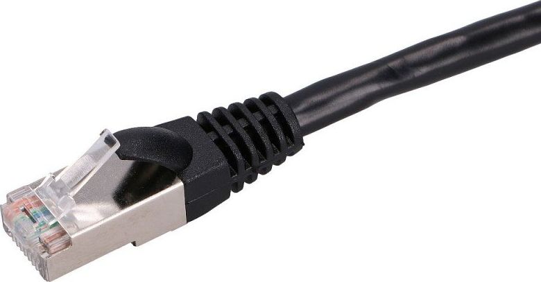 Kabllo rrjeti Extralink LAN Patchcord, CAT.5E FTP, 1m, e zezë